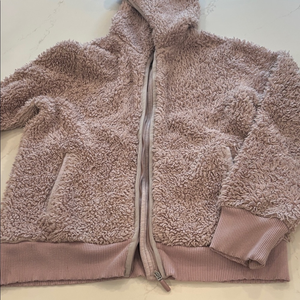 Athleta Girl Sherpa Zip-Up Hoodie - Picture 3 of 5